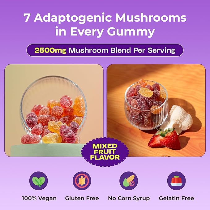 Nova™ Mushroom Ashwagandha Gummies