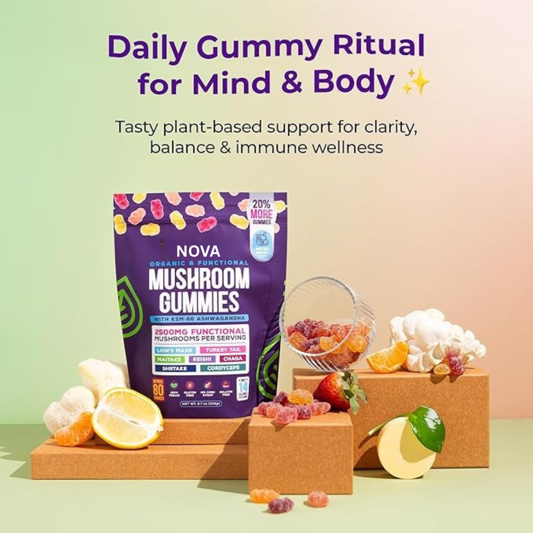 Nova™ Mushroom Ashwagandha Gummies