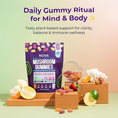 Nova™ Mushroom Ashwagandha Gummies
