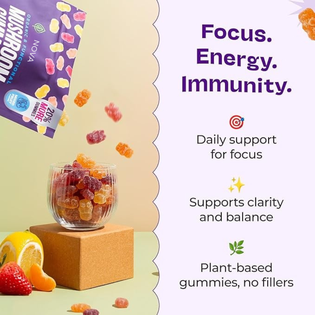 Nova™ Mushroom Ashwagandha Gummies