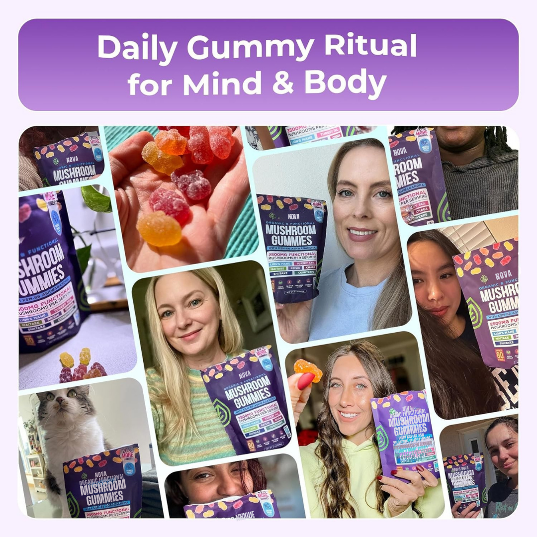 Nova™ Mushroom Ashwagandha Gummies