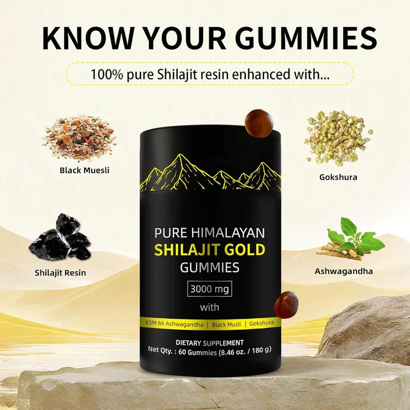 ShopNova™ - Pure Himalayan Shilajit Gold Gummies